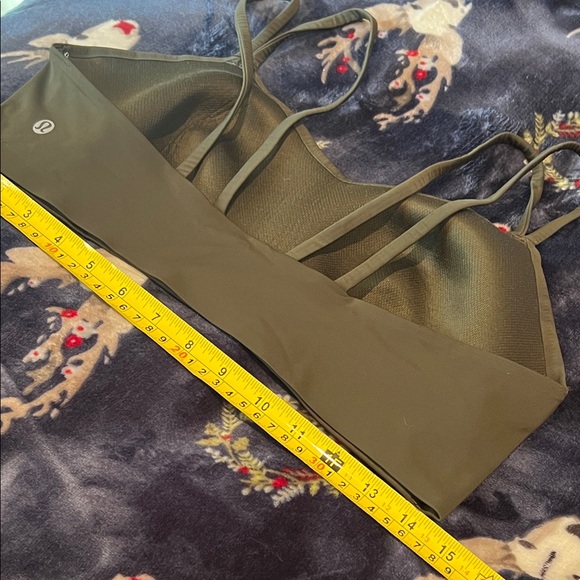 Olive Green Lululemon Women's Bralette - Cloud Sports Bra - Light Support - Picture 6 of 13